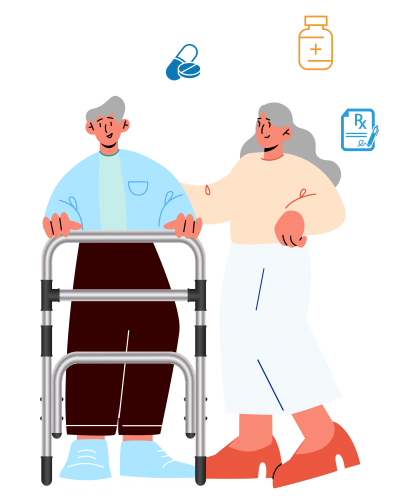 elderly couple micro merchant systems
